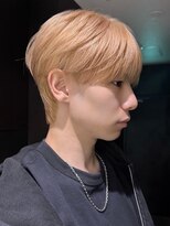 サンクマーケット 渋谷(cinq MARKET) 渋谷メンズカラーダブルカラーミルクティーベージュカラー◆