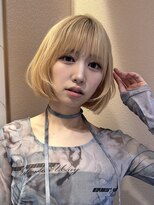 サンドイエナ 横浜店(sand yena)&nbsp;くびレイヤーボブルフネビージュ小顔ワンレンこなれミディ
