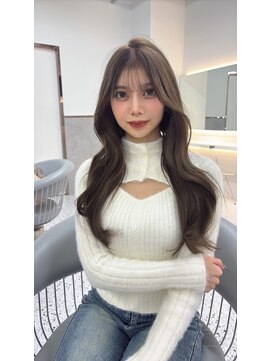 ロール 博多(Role) ベージュカラー/透明感カラー/レイヤーカット/韓国ヘア/顔周り