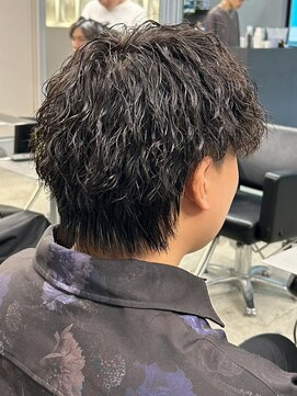 エルマーク 和歌山(L-MARK) 波巻きツイスパ/サーフカール/メンズ/men's/フェザーパーマ/眉毛