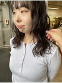 くせ毛風ゆるめパーマ