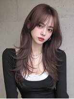 サロンドアイ(salon de i)&nbsp;艶感ロングレイヤー × ダークモカ