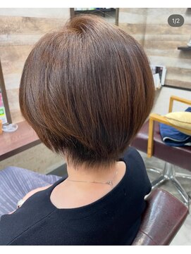 シャラク 羽広店(sharaku) ショートボブ