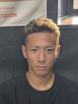 ケースタイル(K-style)&nbsp;ツーブロック　ハイライト（メッシュ）
