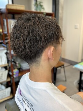ヘアーテフテフ(HAIR tehu tehu) メンズカット×ツイストスパイラルパーマ