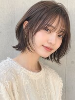 アディ 中野南口店(Addi)&nbsp;顔まわりに動きを添えるブラウンボブ