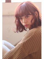 ウィ 立川(Oui)&nbsp;【Oui!】　　マルサラカラー　　×　　アンニュイウェーブボブ