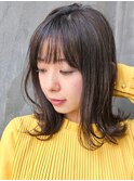 ＊ライトベージュ　 ＆ 　ミディアムスタイル ＊　３