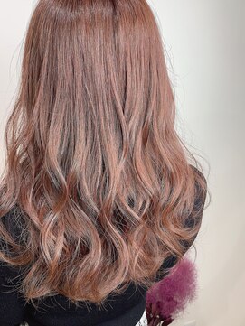 カイル(kyle) ツヤっぽく☆ピンクブラウンカラー