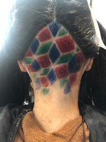 トリックストア(TRICK STORE) ステンドグラス風バリカンアート&カラーアート