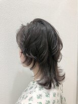 ヘアアンドメイク オプシス(Hair&Make OPSIS)&nbsp;毛先スウィング　ウルフレイヤー×グレージュ×裾カラー