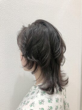 ヘアアンドメイク オプシス(Hair&Make OPSIS) 毛先スウィング　ウルフレイヤー×グレージュ×裾カラー