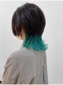 ヘアメイクオズ＆佐藤魁人　インナーカラーマーメイド