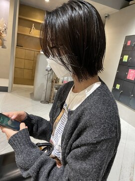 ヘアー アイス ルーチェ(HAIR ICI LUCE) パツっとボブ ラインボブ レイヤーボブ 担当山中