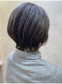 大人ショートボブ