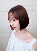 ストレートミニボブ