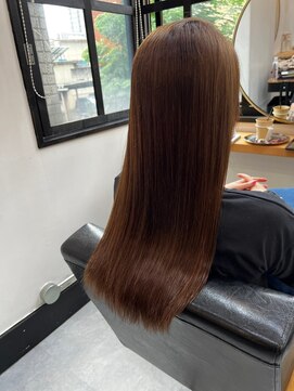 カリシア(CARICIA) カット＋カラー＋３ステップリケラトリートメント