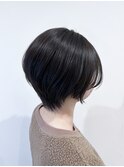 ナチュラルブラウン　ハンサムショート