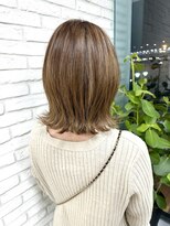 ヘアバイプルーヴ(Hair by PROVE)&nbsp;ベージュ×イヤリングカラー