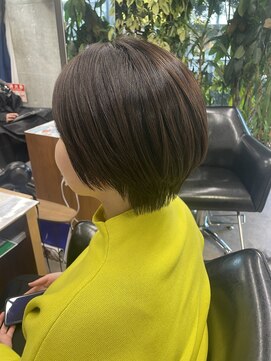 シェル 吉祥寺(shell) グレージュカラー/ボブウルフ/黒髪/ココアベージュ