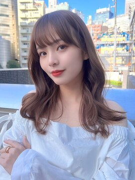 ユーフォリア 銀座(Euphoria) シアーカラー/セミディ/韓国ヘア/顔周り/透明感/くびれヘア/1
