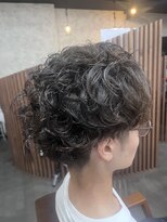 ビューティアンドスパ ガガ(GAGA)&nbsp;メンズ　マッシュベーススパイラルパーマ　藤枝美容室