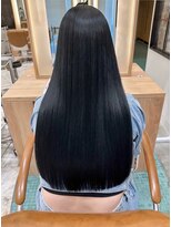 アテナ(ATENA)&nbsp;艶々スーパーロング髪質改善カラー ブルーブラック！