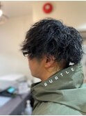 ツイストスパイラルパーマツイストパーマメンズマッシュパーマ