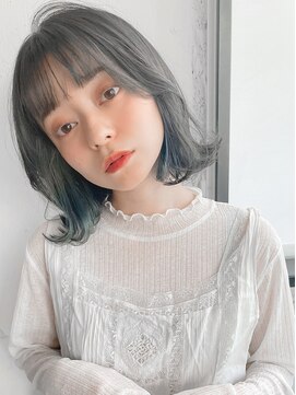 アグノス 青山(Agnos) 小顔 似合わせカット メルティーカラー ウェーブミディアム