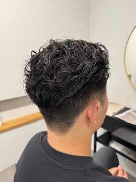 アウラヘアーサロン(aura hair salon) オールバックパーマ