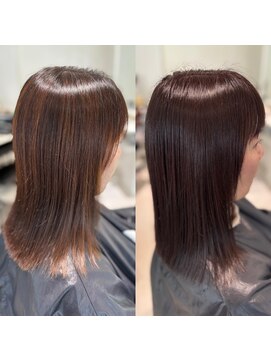 ヘア リゾート ココ(hair resort cocok) チョコブラウンカラー