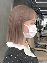 ミーム 原宿 表参道(meme) ☆ハイトーンブリーチミルクティーカラーホワイトベージュカラー