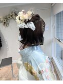 360度どこから見てもかわいい卒業式アレンジ