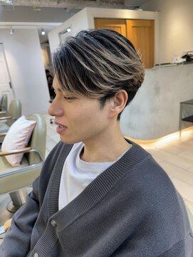 キャンバス バイ ネオリーブ 横浜西口(Canvas by neo.) 横浜★ハイトーン毛流れフェザーパーマ