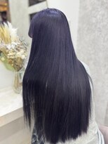 ラビス(Lovis) くびれヘア/アプリコットオレンジ/ハイライトカラー/夏/縮毛矯正