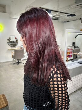 リンダ ルーナ(LINDA Luna) ピンクラベンダー/ダブルカラー/ロングヘア/ピンク