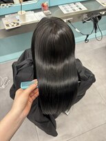 ノー バイ イオエ 西梅田(no. by ioe)&nbsp;ブリーチなしカラー/髪質改善/ミルクティーベージュ/小顔へア