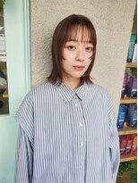 スーハ 恵比寿(SUUHA)&nbsp;伸ばしかけミニボブタッセルボブ×フェイスレイヤー外ハネボブ