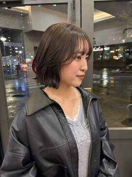ヘアーアイスカルテット(HAIR ICI QUARTET) ブリーチなしワンカラーでつくる透明感オリーブブラウン
