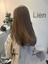 リアン(Lien) ヘーゼルベージュ/ブリーチ/ダブルカラー/レイヤーカット/学割