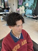 シンク ヘアーショップ(shink hair shop) アップバング ツイスパパーマ