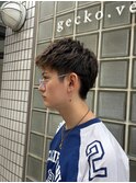 ベリーショート/短髪/メンズパーマ/祐天寺