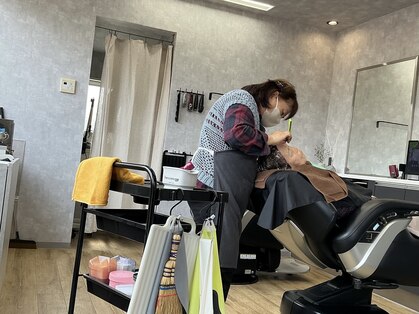 五十嵐理容店の写真