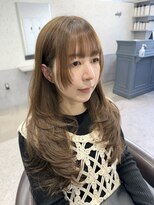 アデプト 北千住店(adept)&nbsp;【adept北千住エリ】ロングハイレイヤー×透明感ベージュ