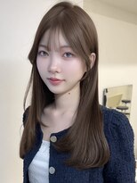 アイトーキョーエス 渋谷(AI TOKYO S)&nbsp;ヘーゼルベージュミルクティーベージュブリーチなしダブルカラー