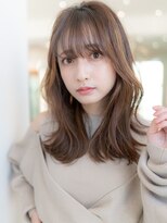 ケアリー 大泉学園(Carelly)&nbsp;デザインカラー/レイヤーカット/ウェットヘア/オリーブベージュ