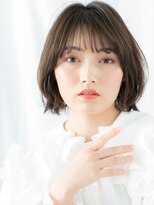 ドクターズサロン LAB 小山店&nbsp;小顔補正カットグレージュ外ハネショートボブl小山20代30代40代