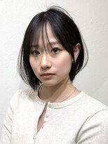 フルブルーム 東林間(fullbloom)&nbsp;ボブレイヤーシースルーバングディープパープルケアカラー