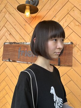 フレンズ 山鼻店(friend's) ミニマルラインボブ~ナチュラルモード