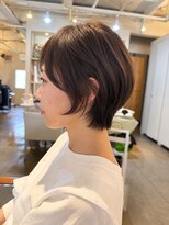 バロシェアサロン(balo. share salon)&nbsp;丸みくびれショート×オリーブベージュ